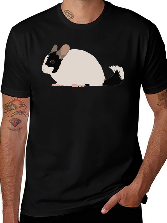 Chinchilla Graphic Tee - Cute Rodent Shirt