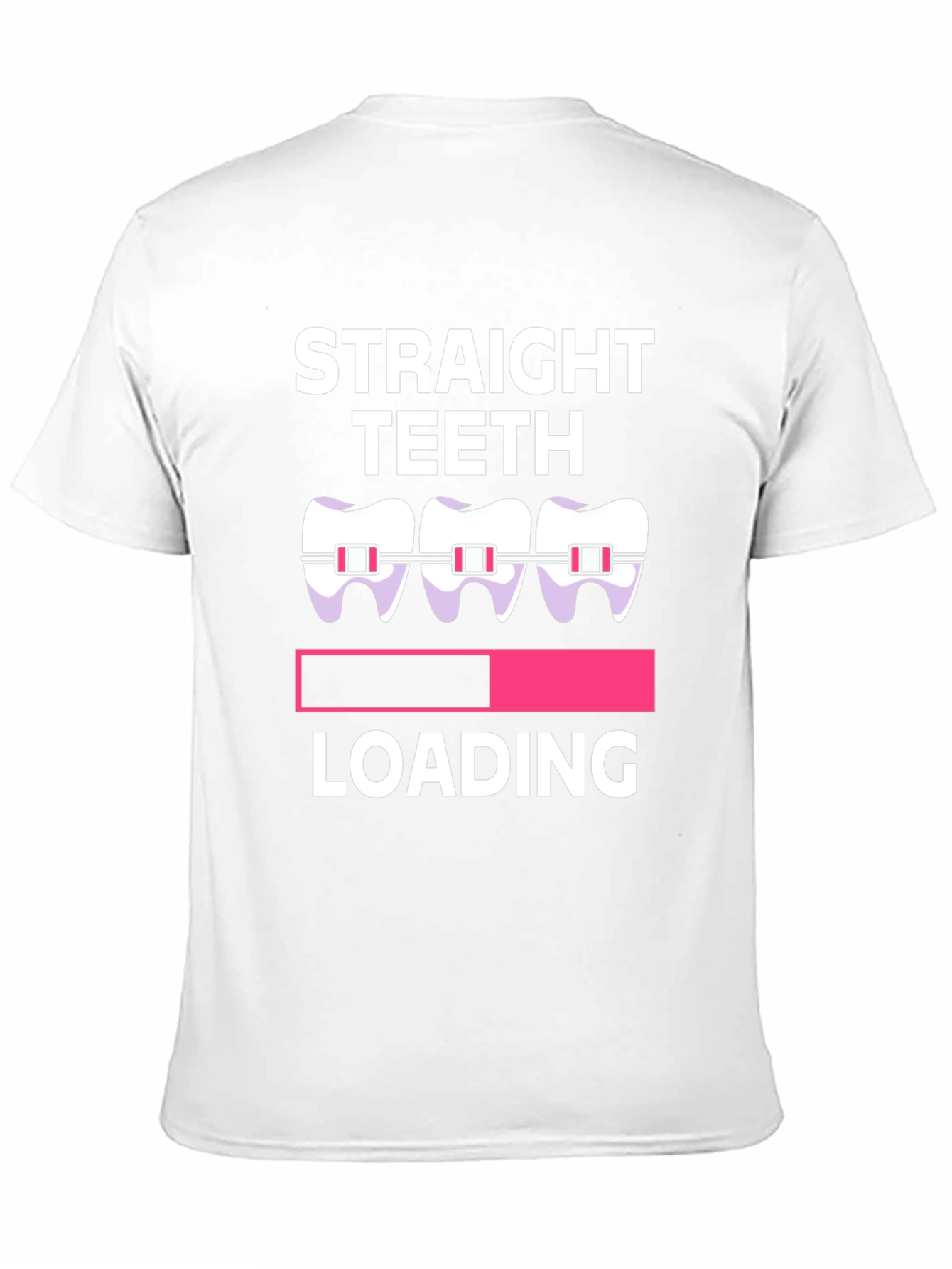 Straight Teeth Loading Graphic Tee - Black