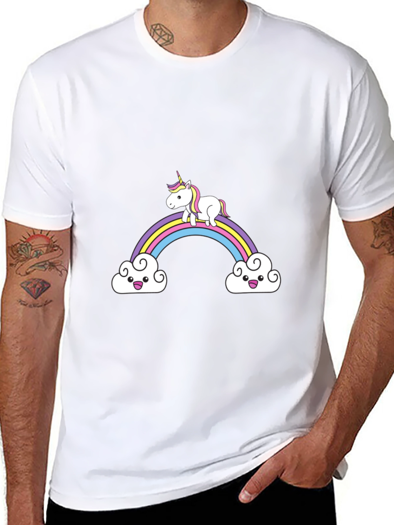 Cute Unicorn Rainbow T-Shirt