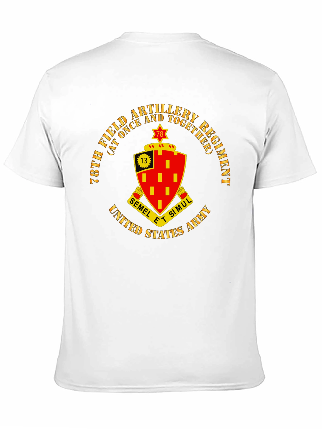 78th Field Artillery Regiment Black T-Shirt