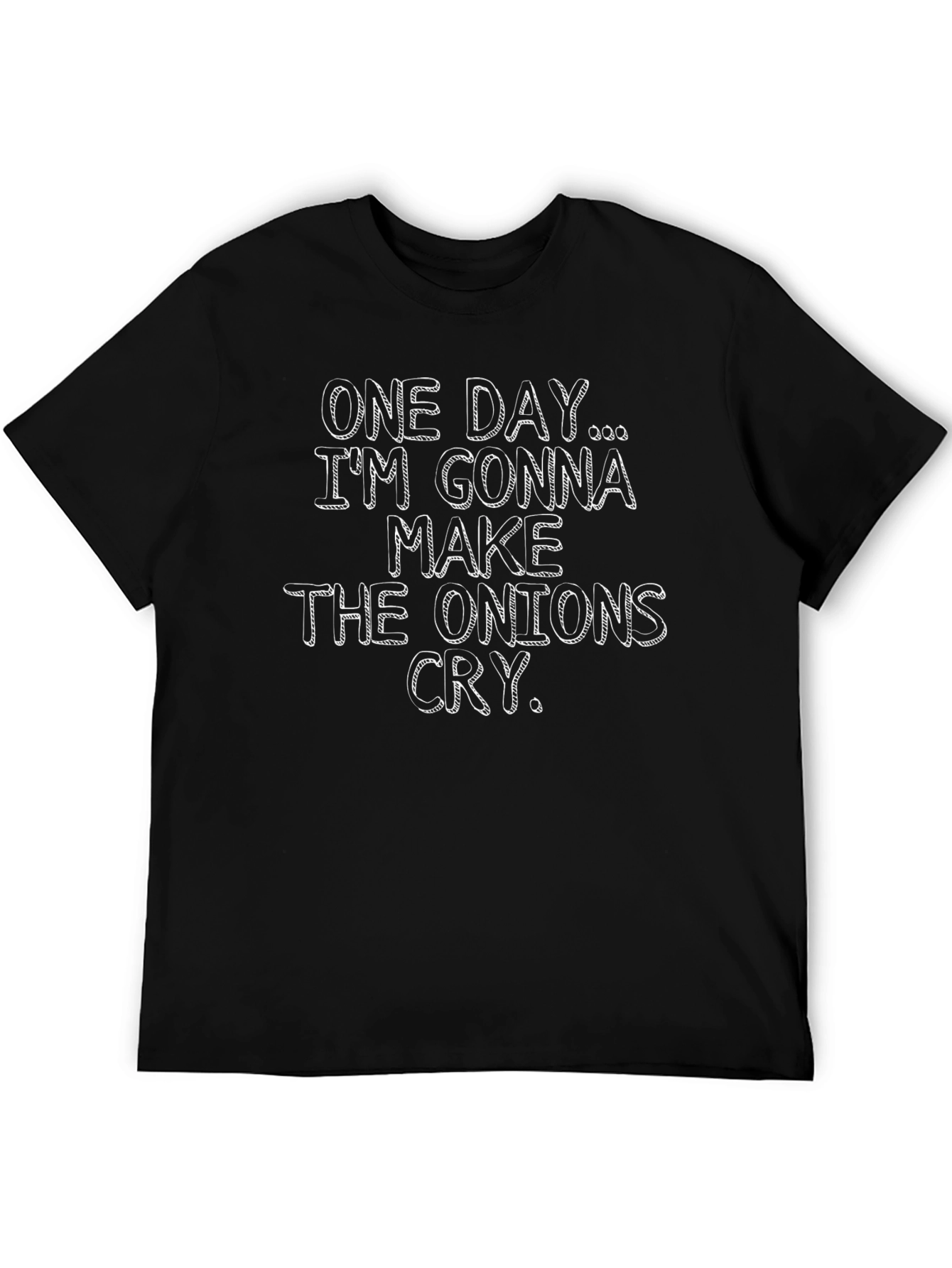 Onions Cry Graphic Novelty T-Shirt