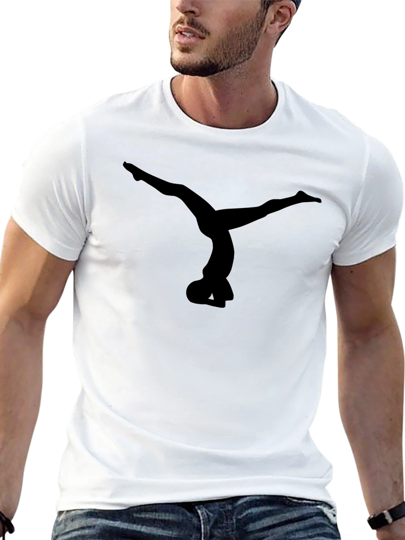 Yoga Headstand Graphic Tee