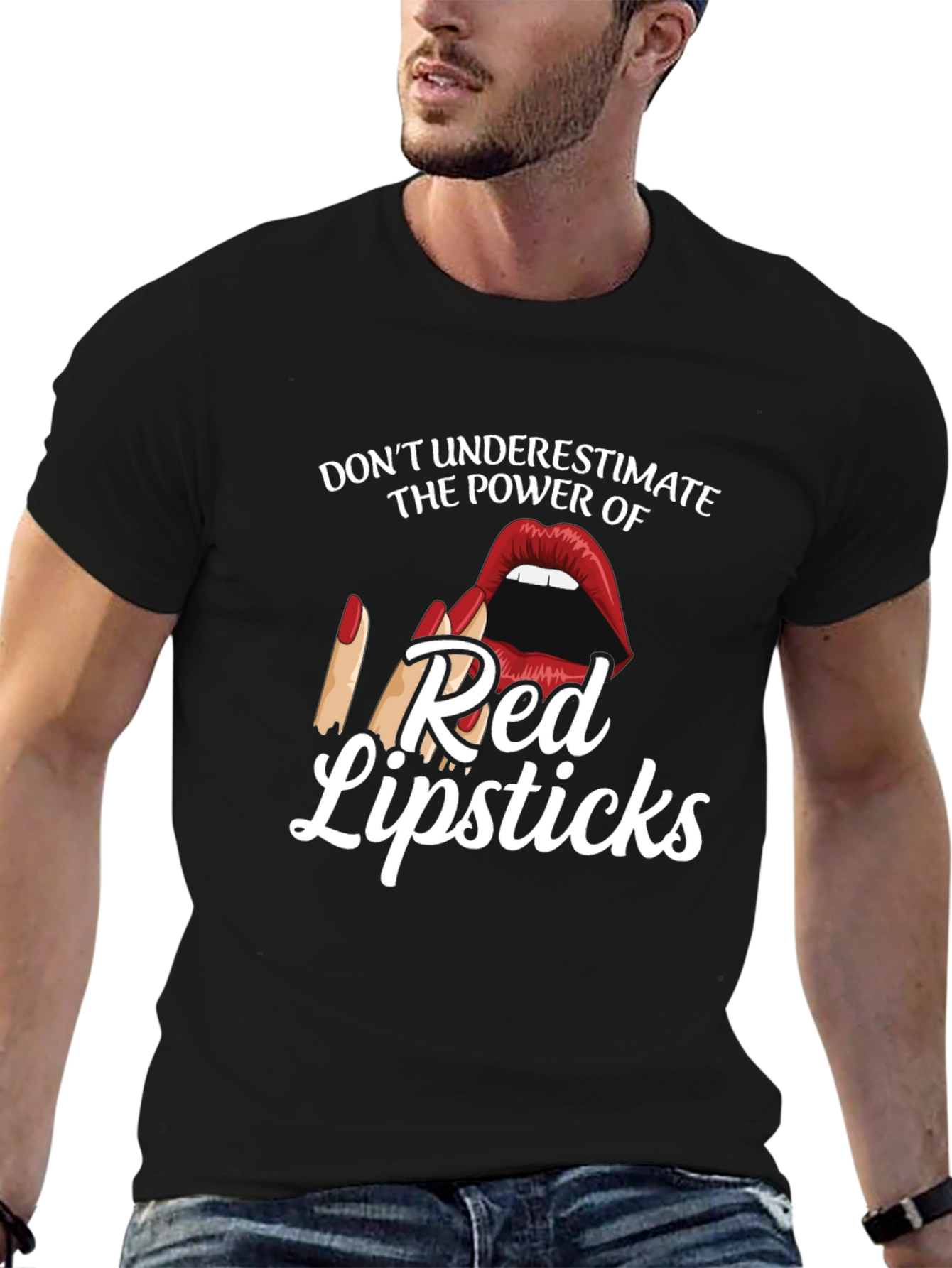 Red Lipstick Power T-Shirt
