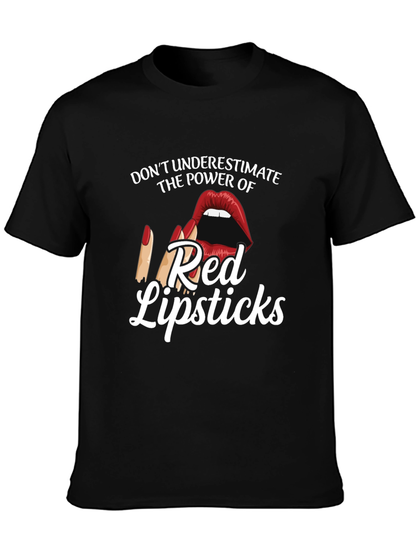 Red Lipstick Power T-Shirt