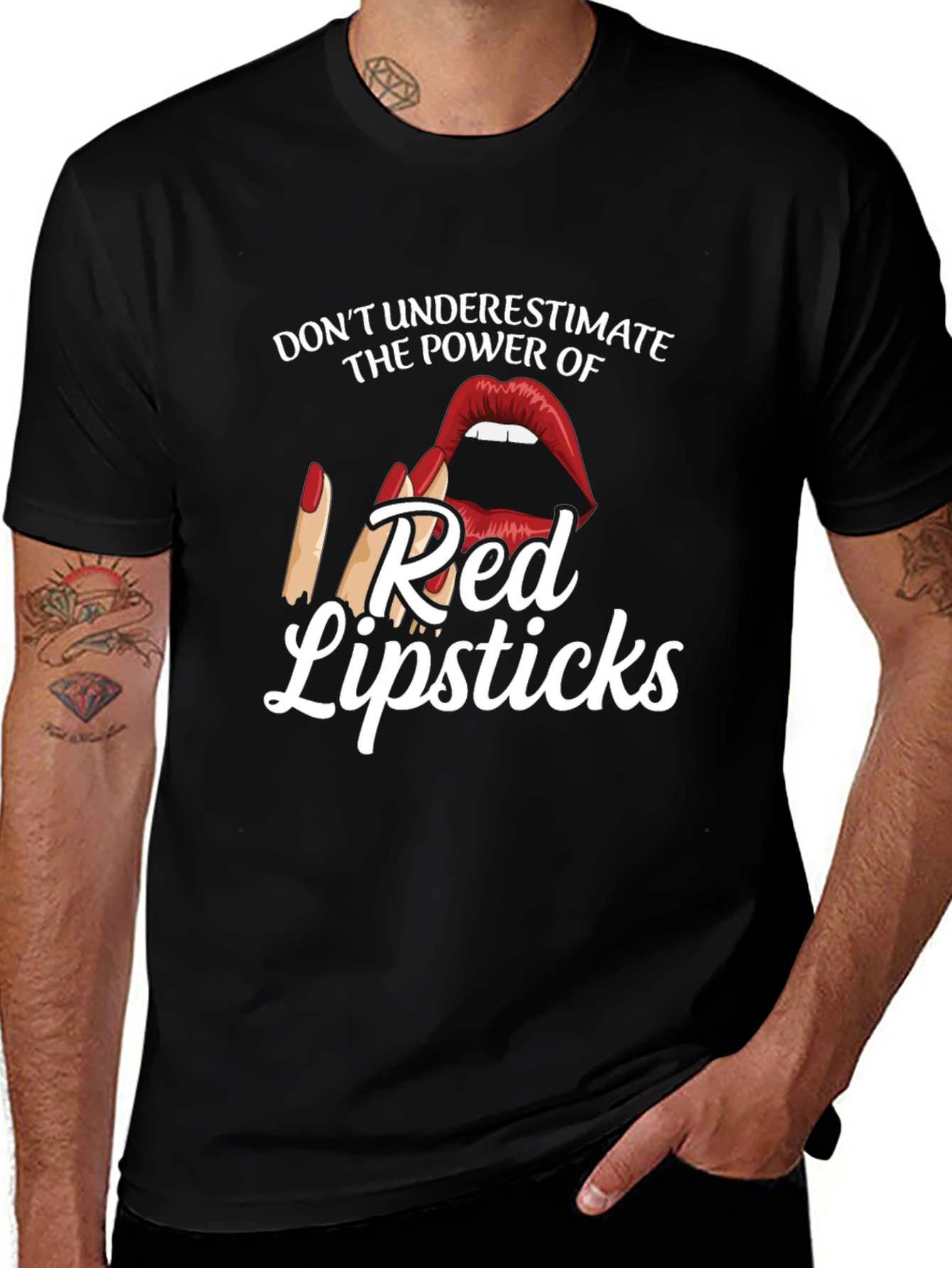Red Lipstick Power T-Shirt
