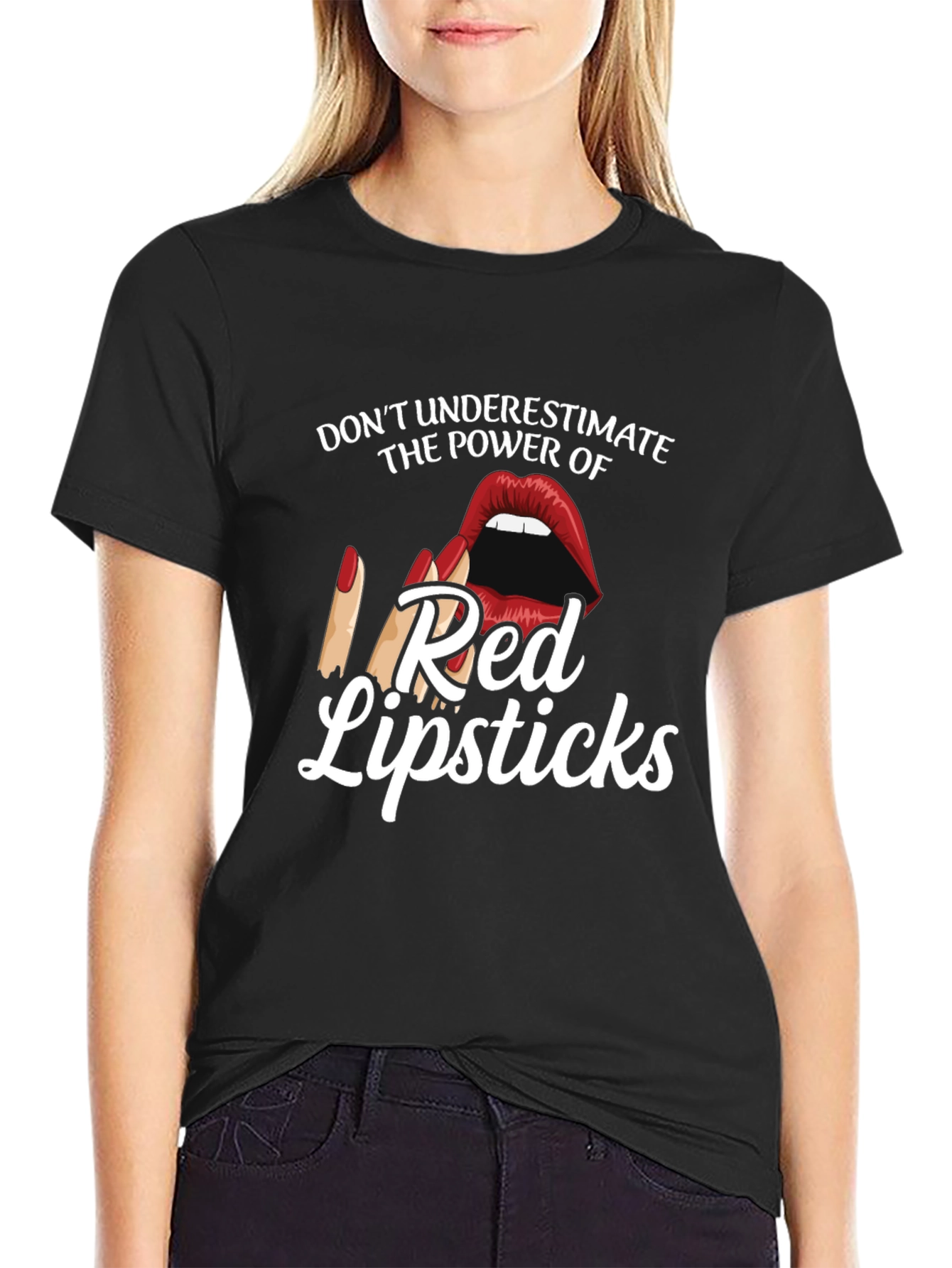 Red Lipstick Power T-Shirt