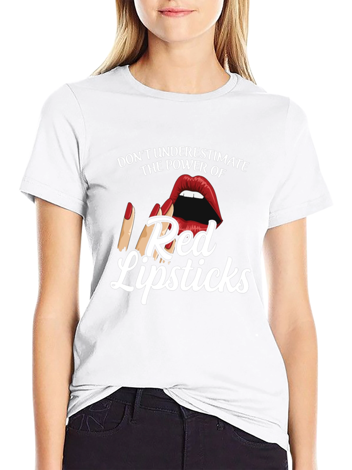 Red Lipstick Power T-Shirt