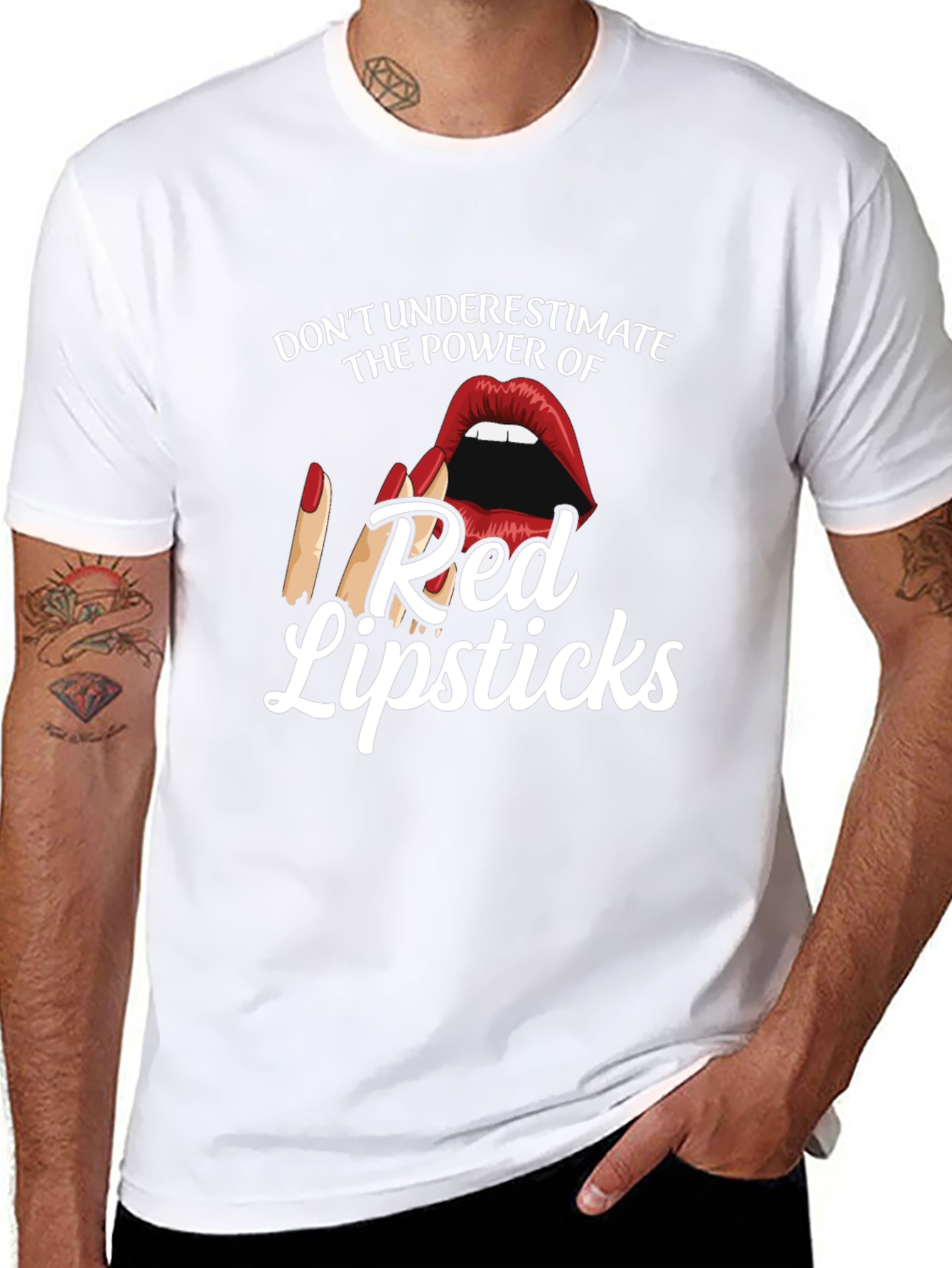 Red Lipstick Power T-Shirt