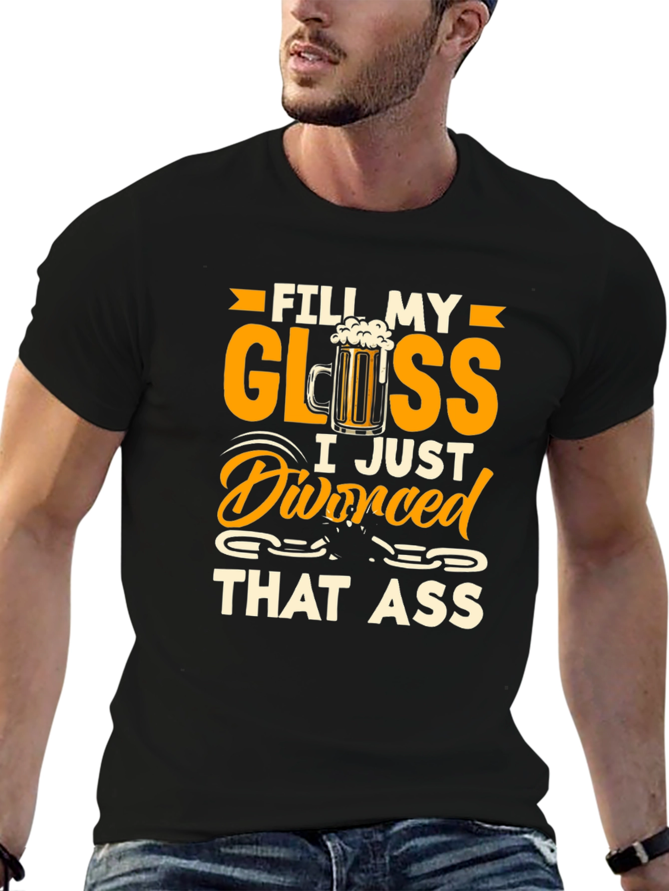 Divorced That Ass Funny Graphic T-Shirt