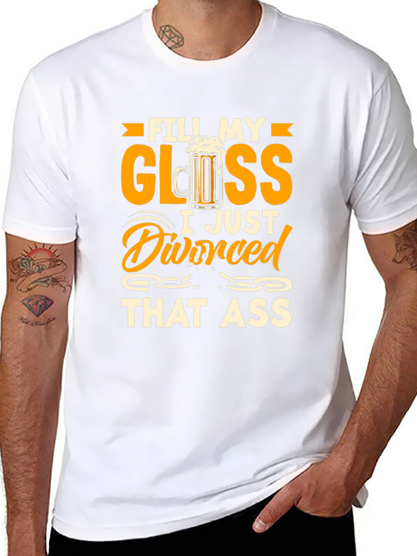 Divorced That Ass Funny Graphic T-Shirt