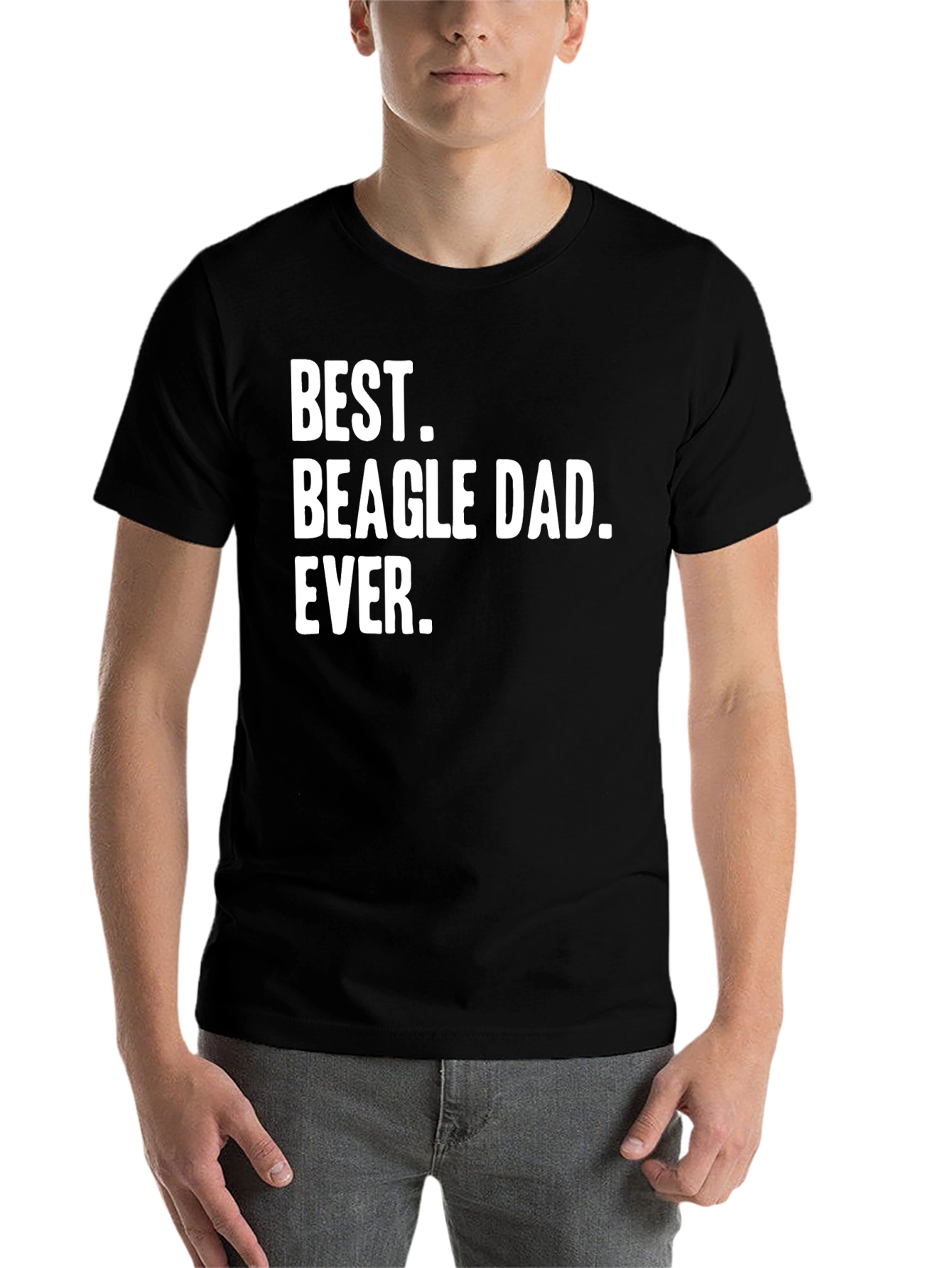 Best Beagle Dad Ever - Graphic T-Shirt