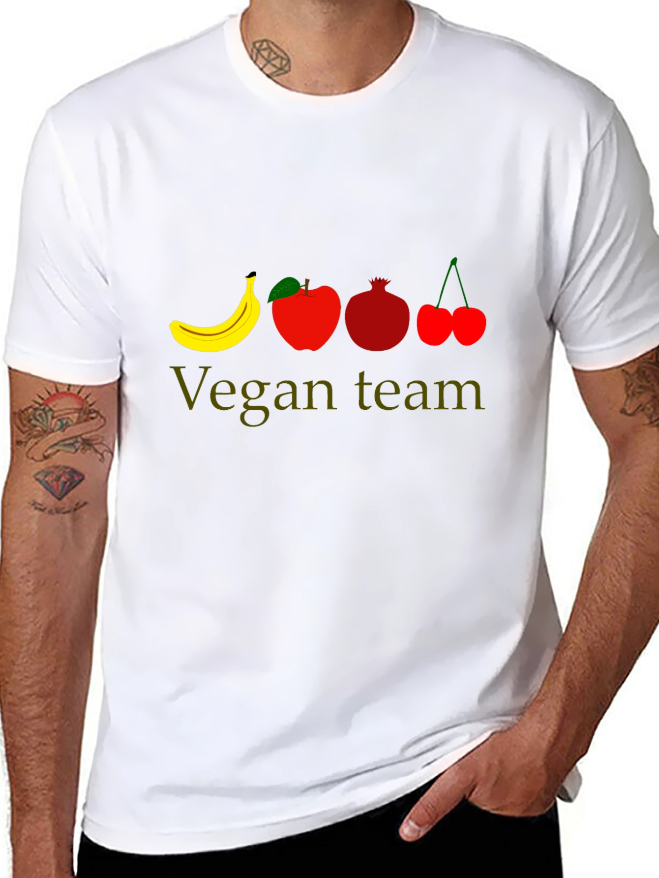 Vegan Team Fruit T-Shirt