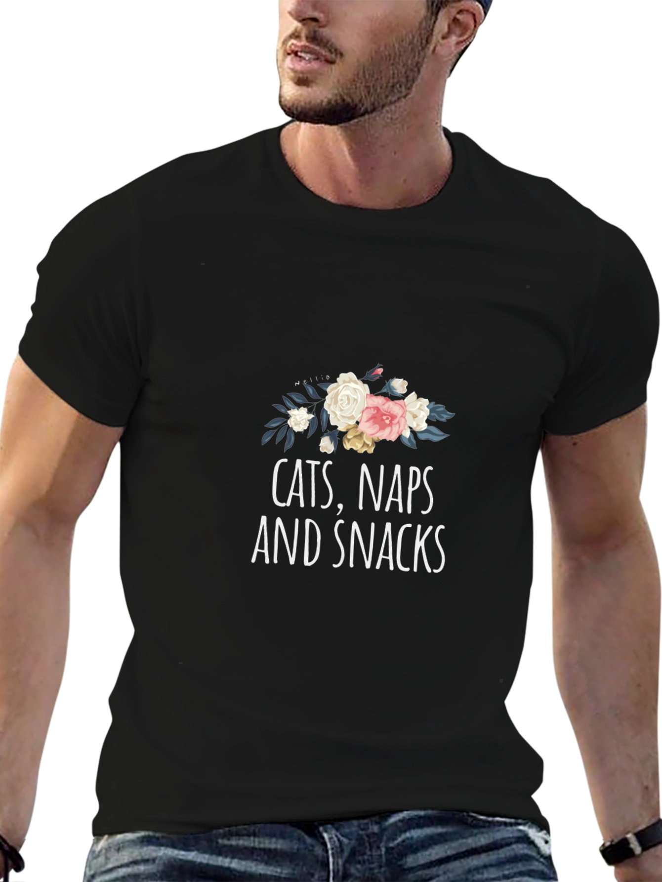 Cats Naps & Snacks Graphic Tee