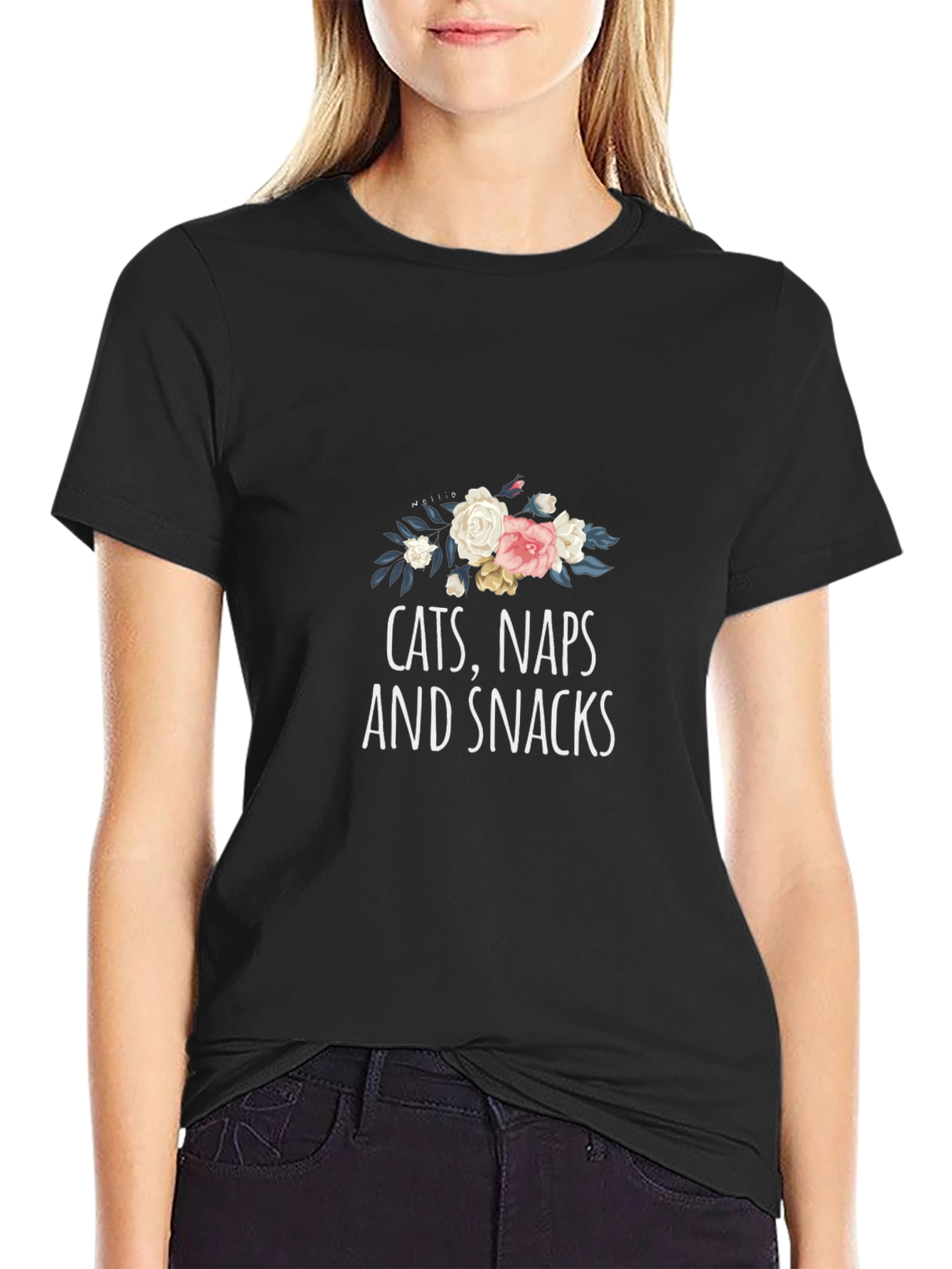 Cats Naps & Snacks Graphic Tee