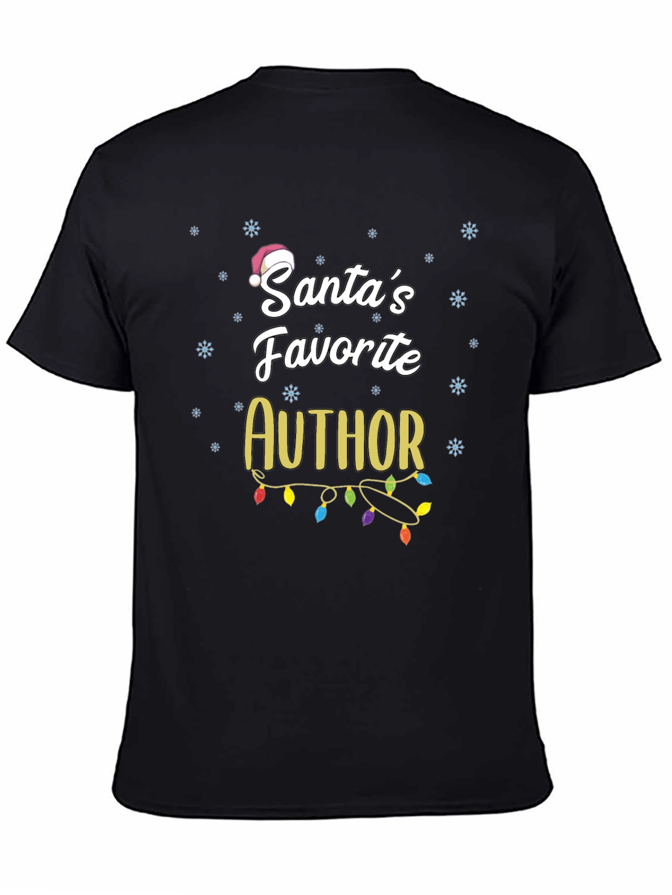 Santas Favorite Author Christmas T-Shirt