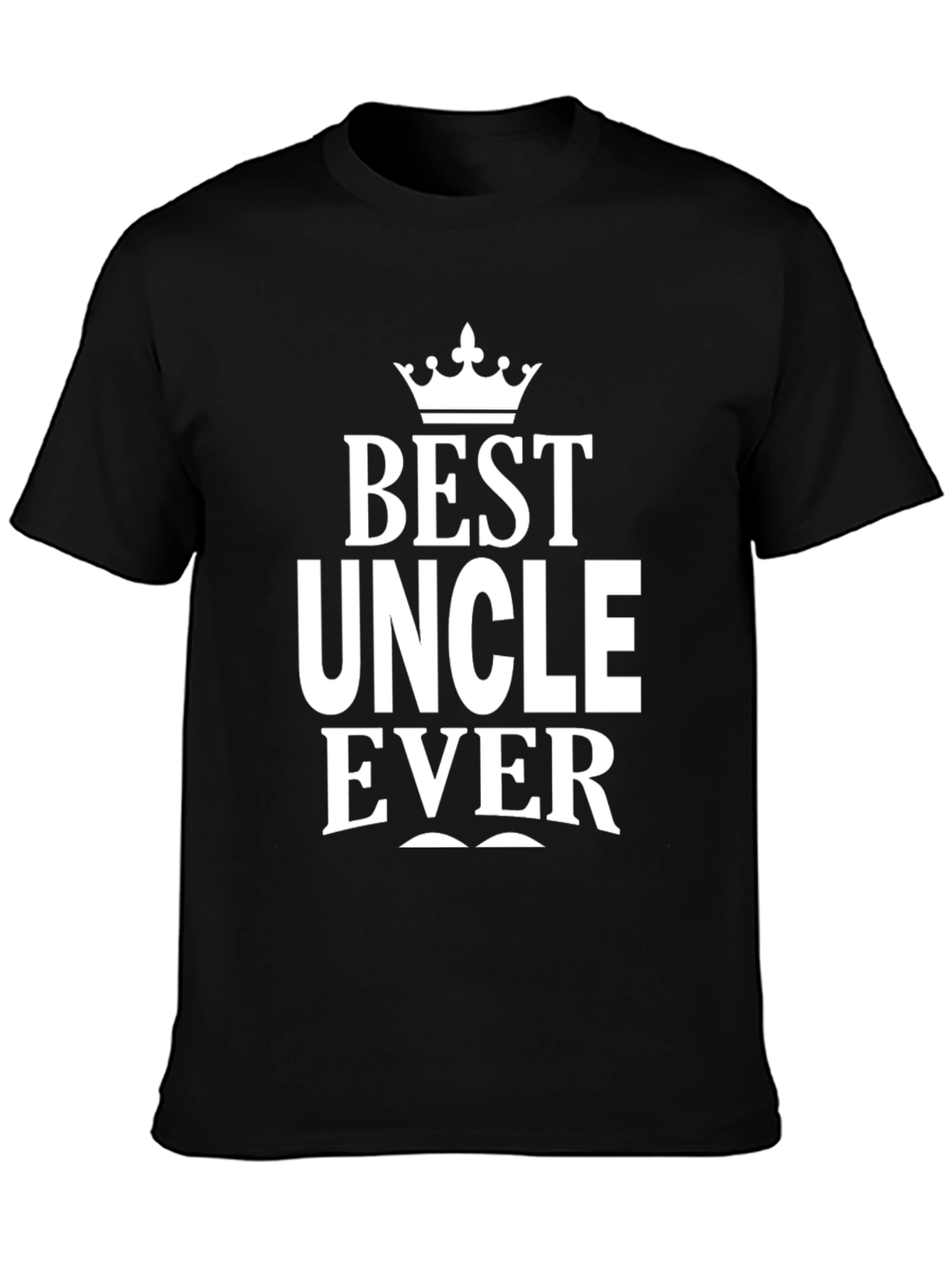 Best Uncle Ever - Crown Graphic T-Shirt