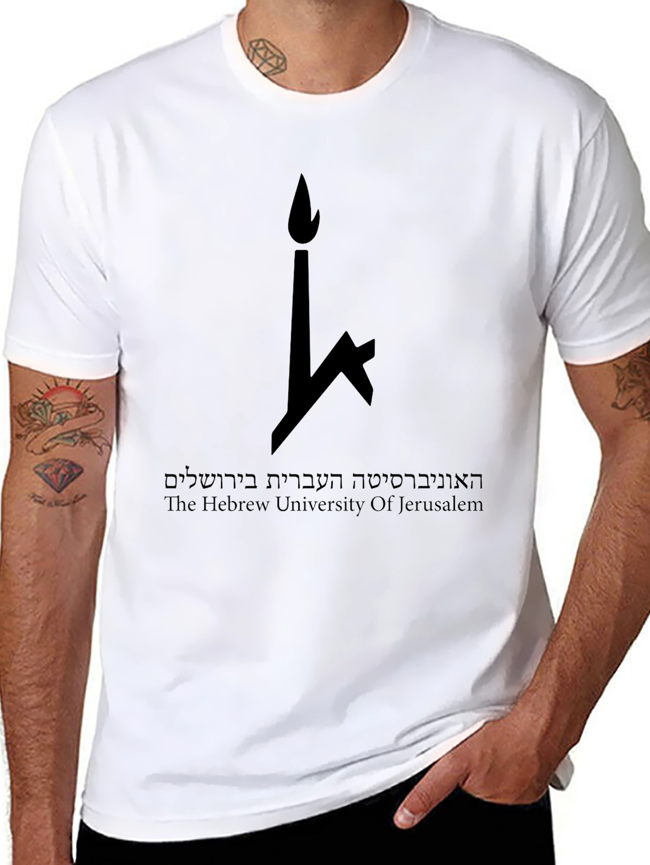 Hebrew University of Jerusalem Black T-Shirt