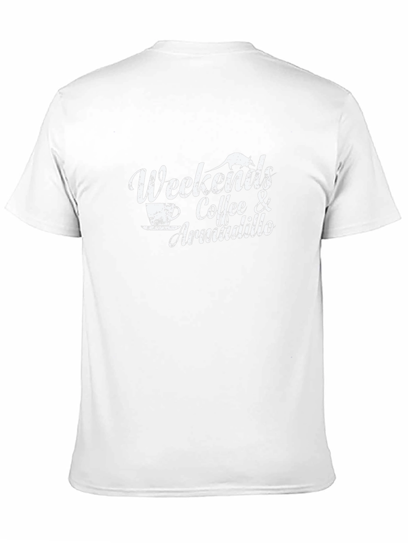 Weekends Coffee & Armadillo Graphic T-Shirt