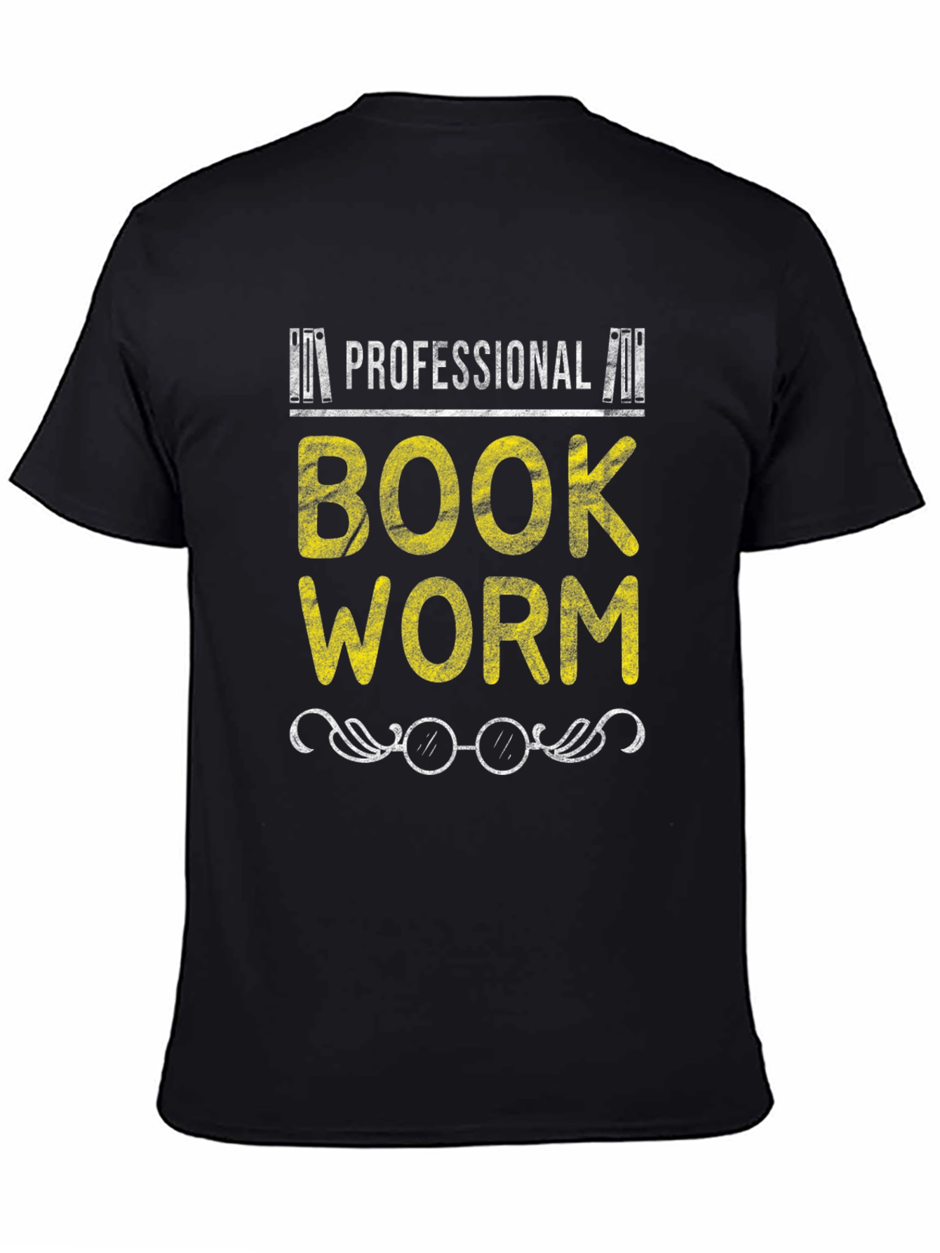 Professional Bookworm Graphic T-Shirt - Reader Apparel