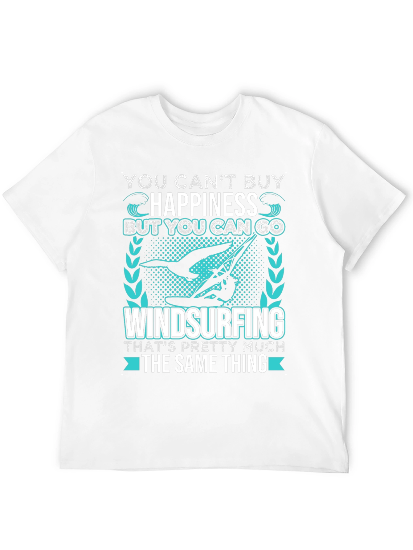 Windsurfing Happiness T-Shirt - Black