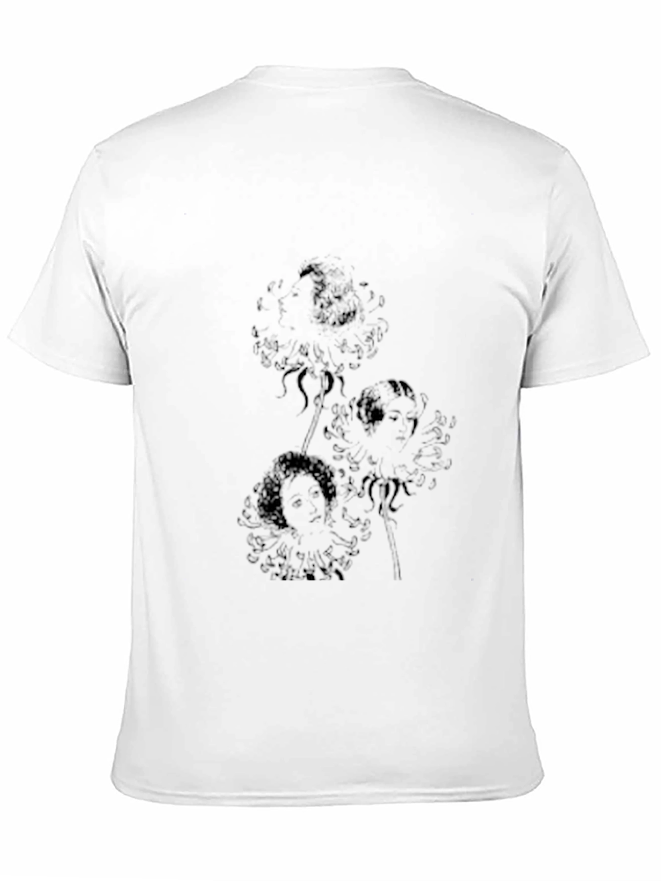 Stylish Black Graphic Print Crew Neck T-Shirt