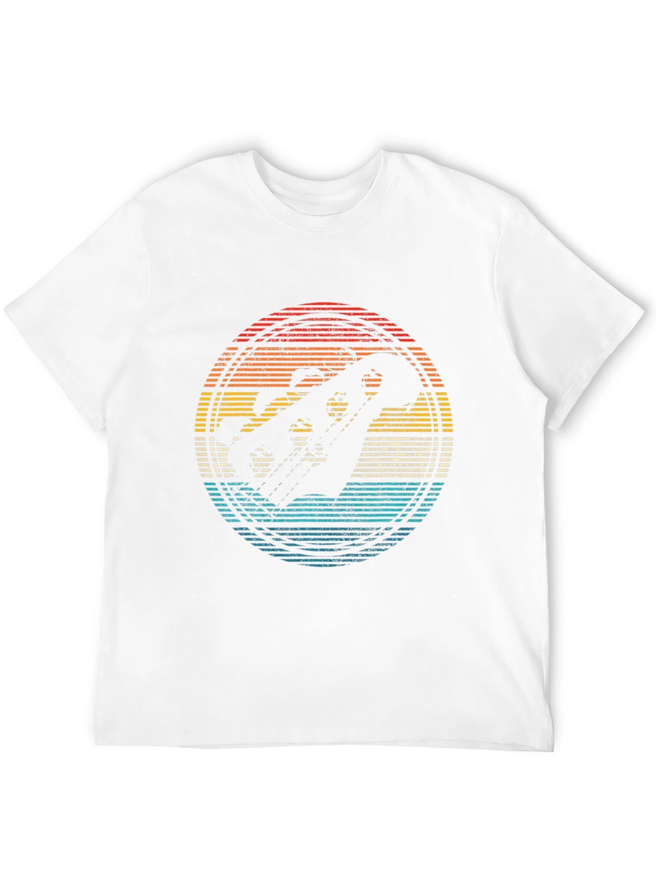 Retro Skier Graphic Tee - Black