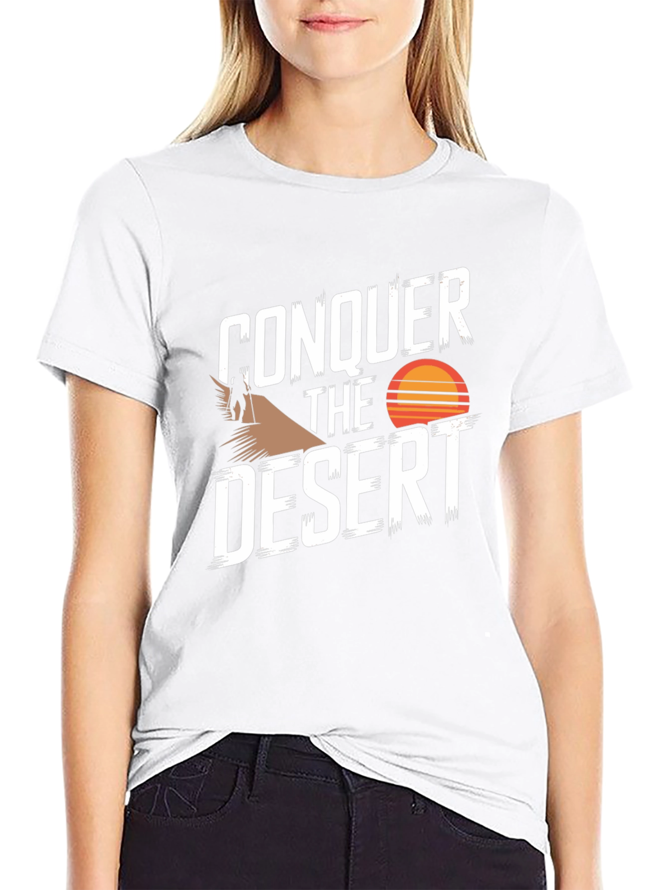 Conquer The Desert Black T-Shirt
