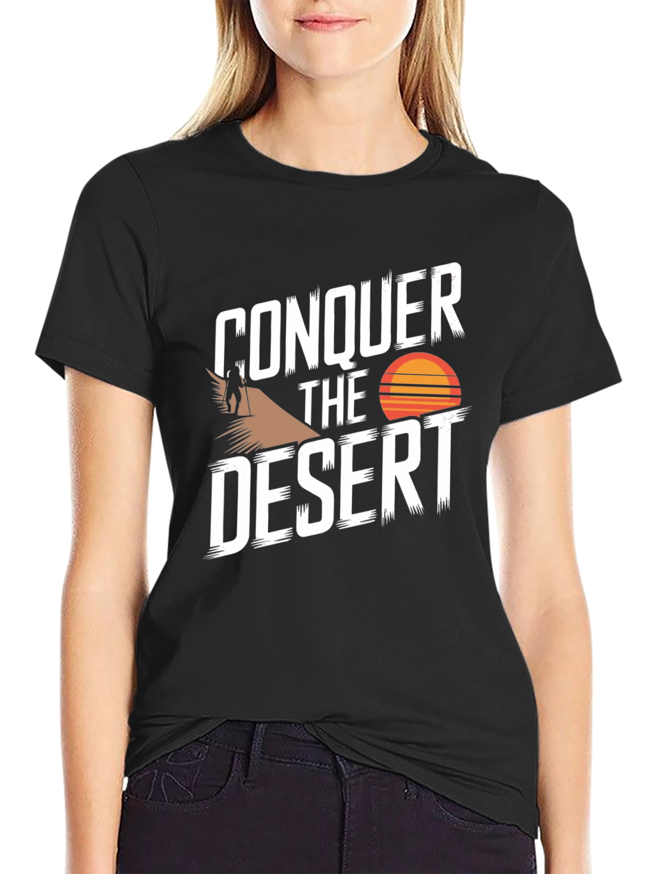 Conquer The Desert Black T-Shirt