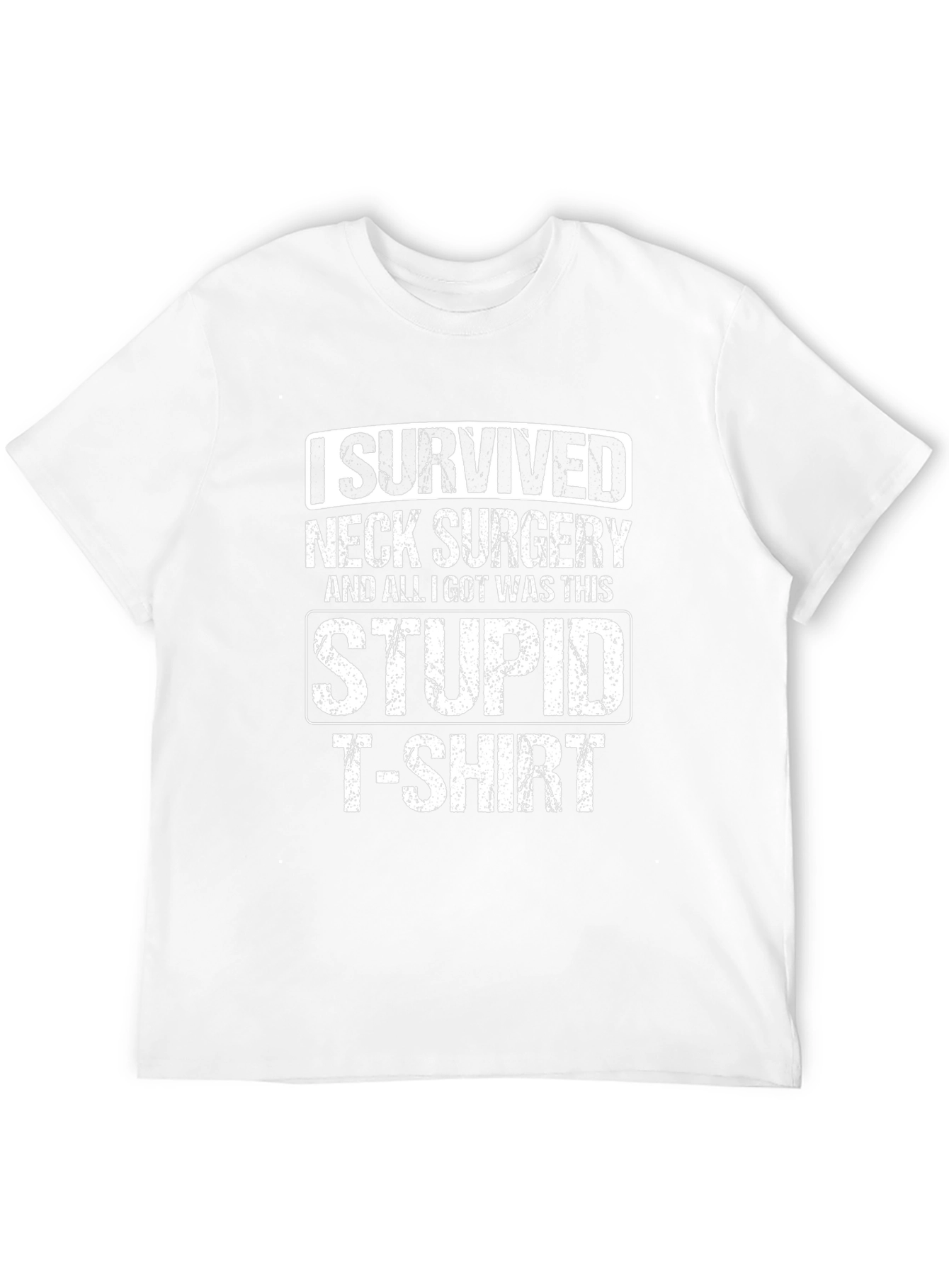 Neck Surgery Survivor T-Shirt - Funny Recovery Tee