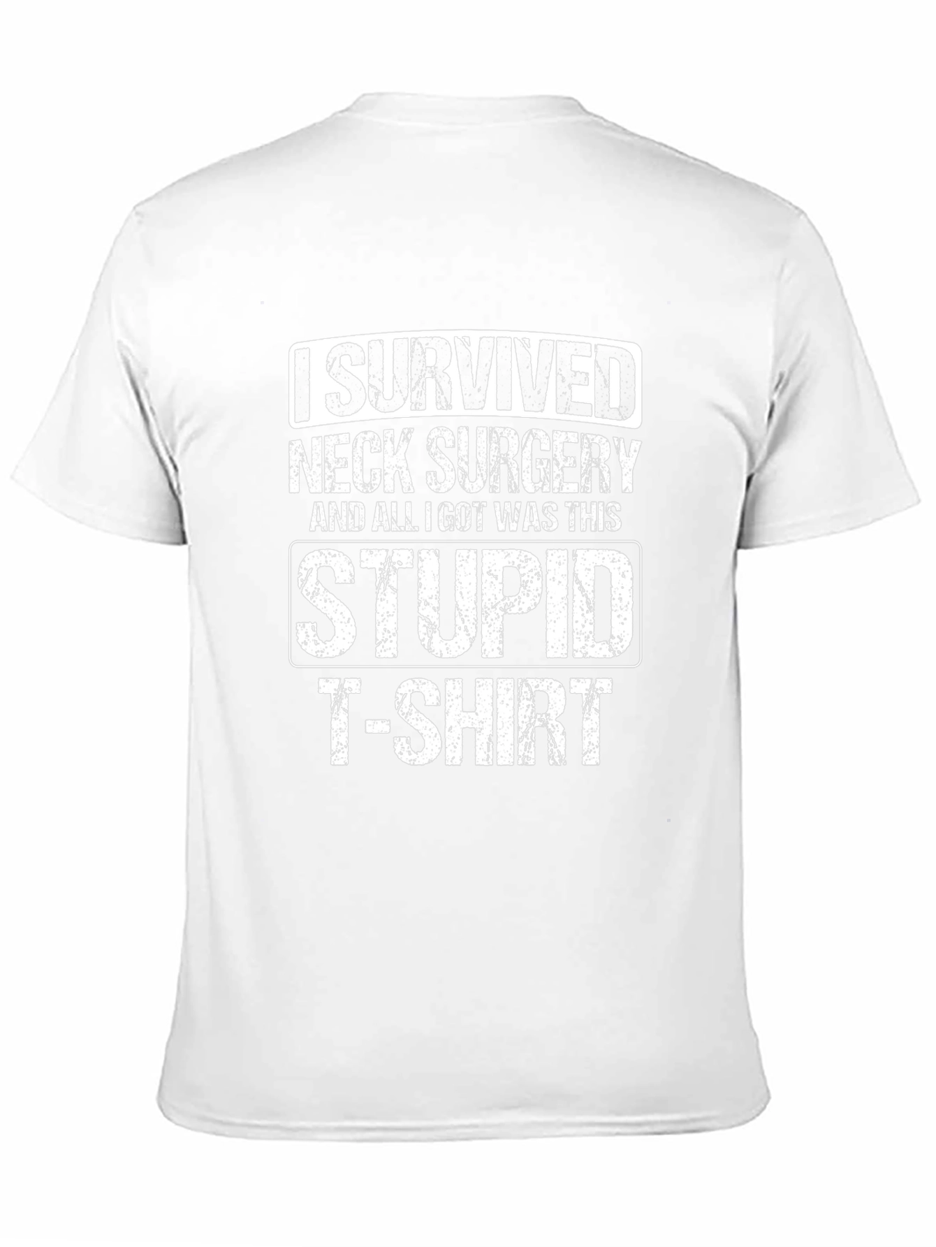 Neck Surgery Survivor T-Shirt - Funny Recovery Tee