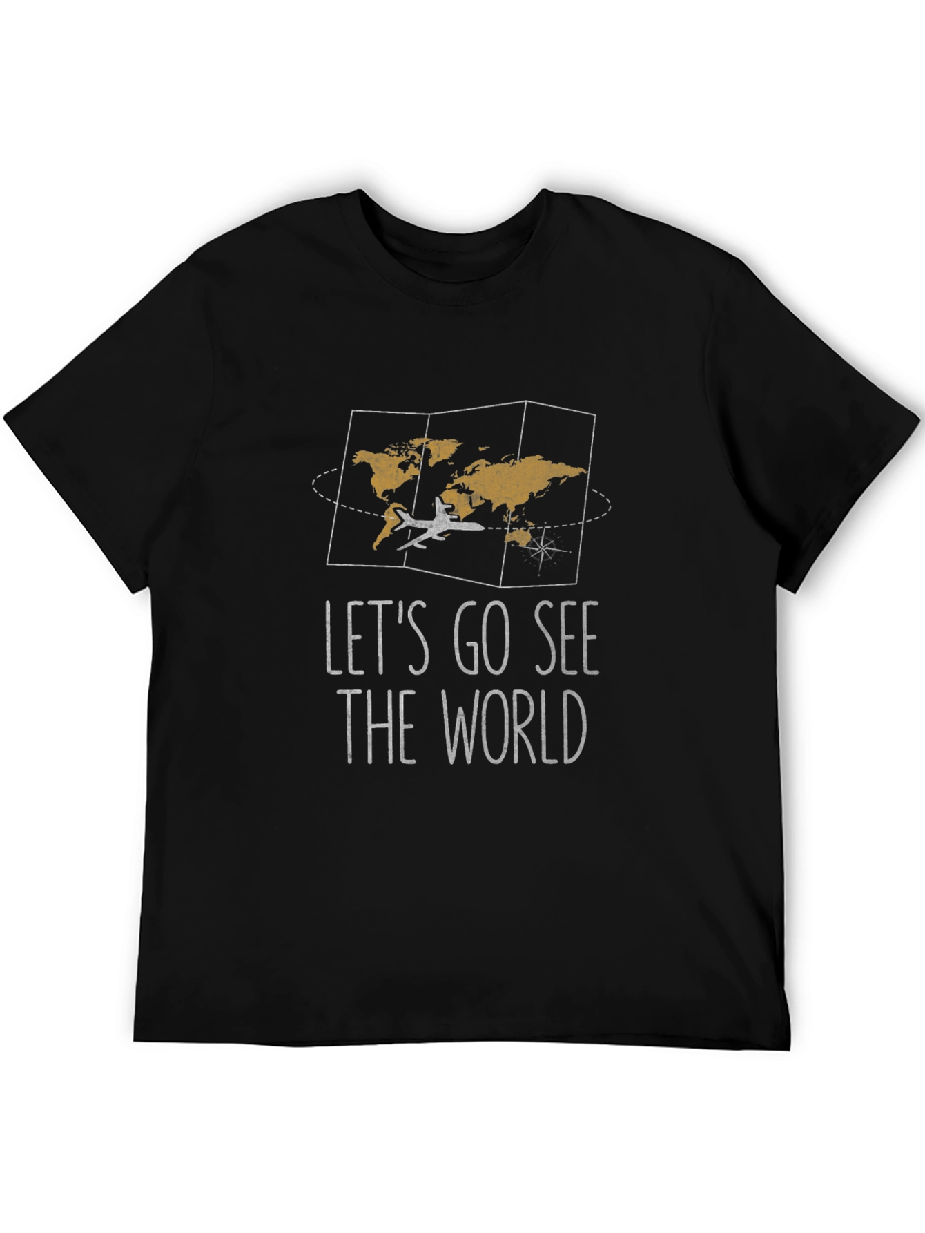 Lets Go See The World Graphic Tee