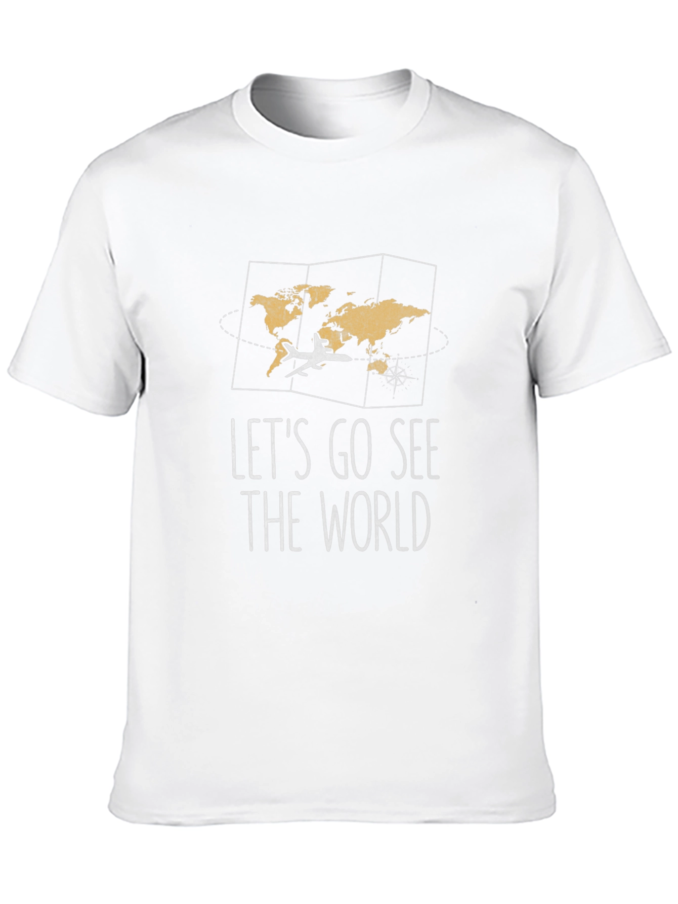 Lets Go See The World Graphic Tee