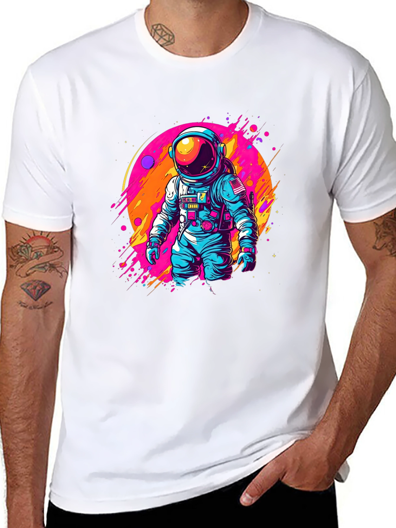 Astronaut Graphic Tee - Space Adventure