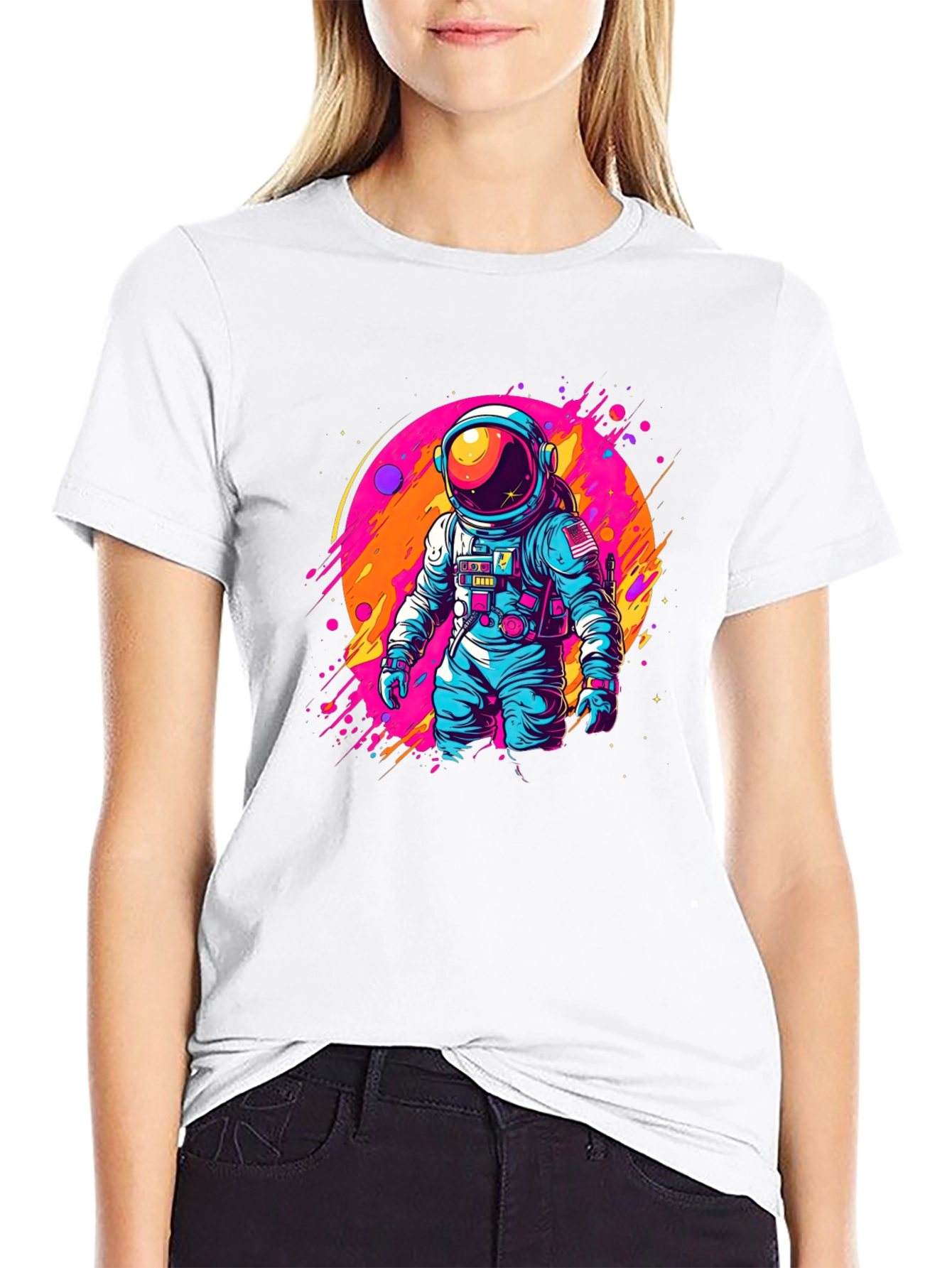 Astronaut Graphic Tee - Space Adventure