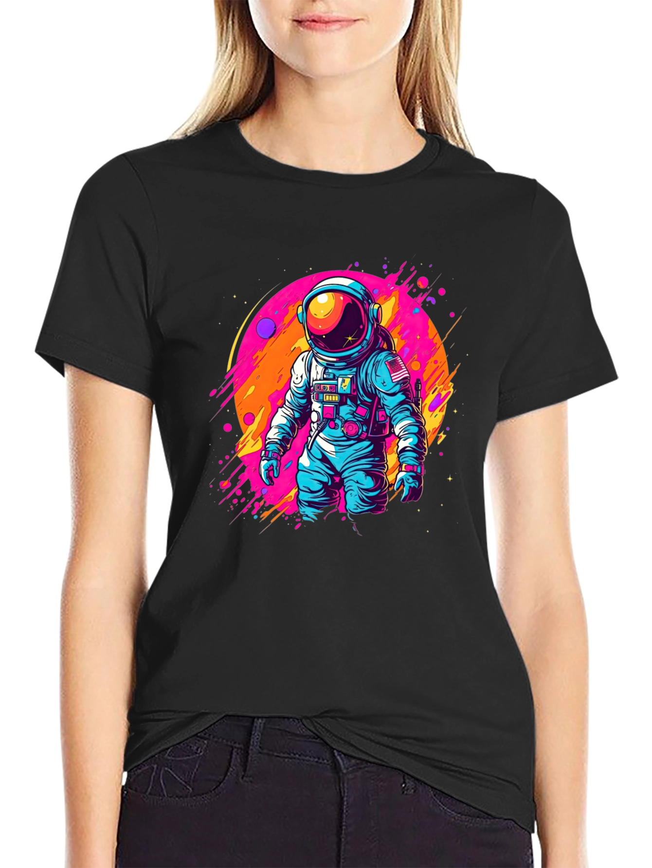 Astronaut Graphic Tee - Space Adventure
