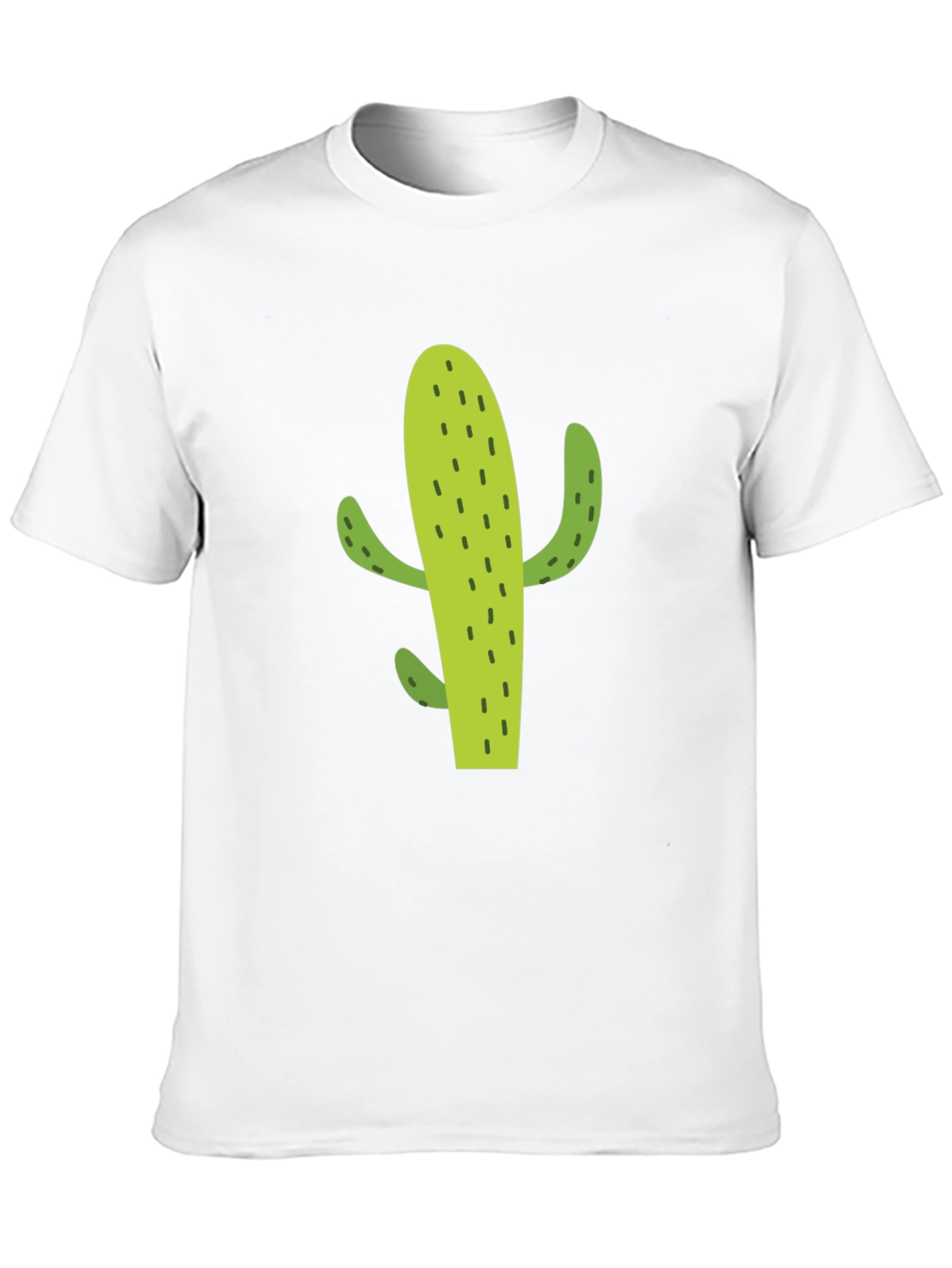 Cactus Graphic Tee - Casual Black T-Shirt