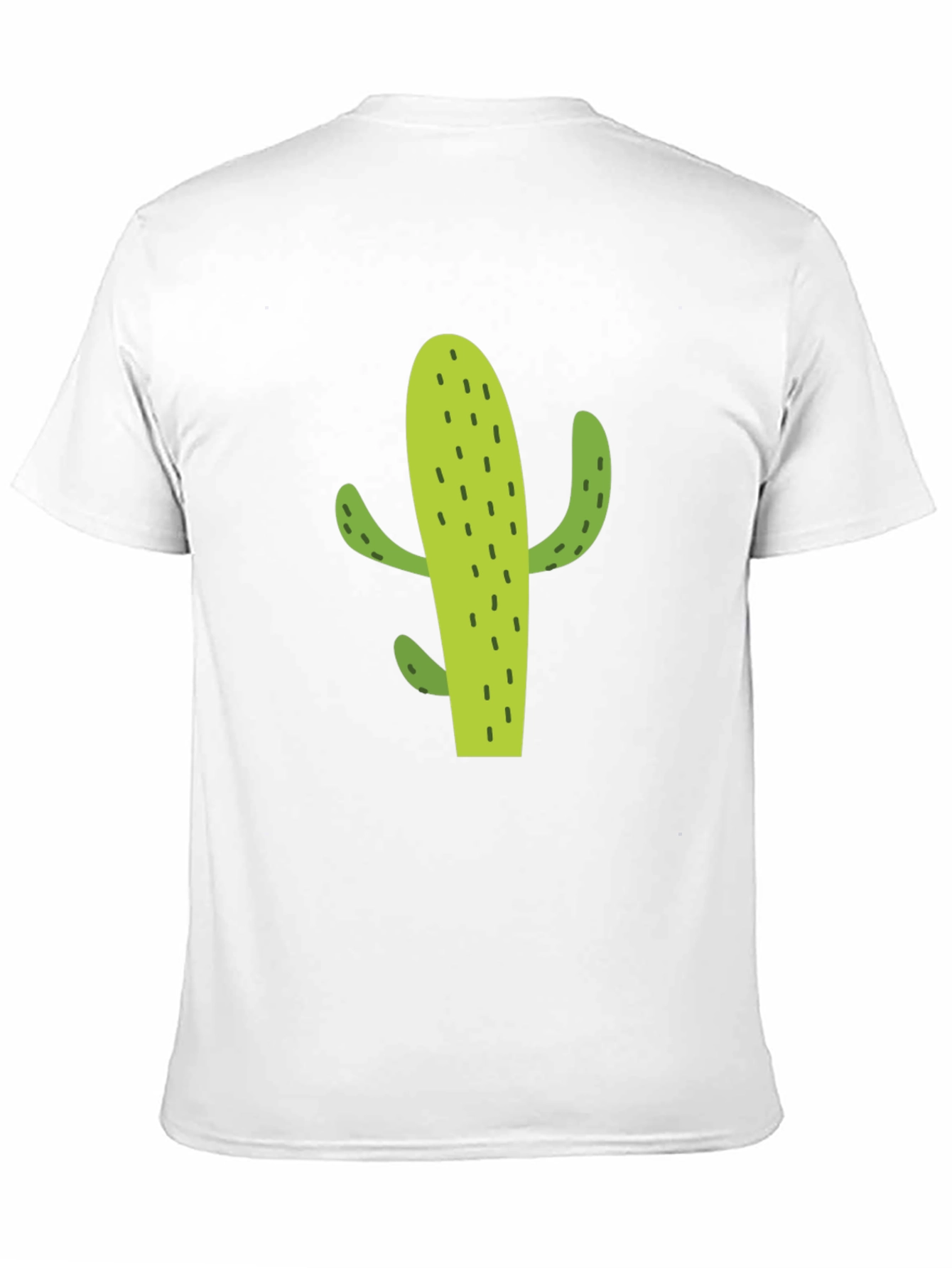 Cactus Graphic Tee - Casual Black T-Shirt
