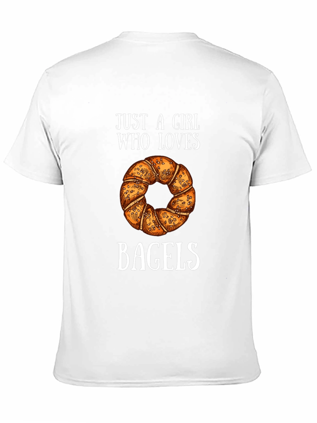 Bagel Lover Graphic T-Shirt - Casual Tee