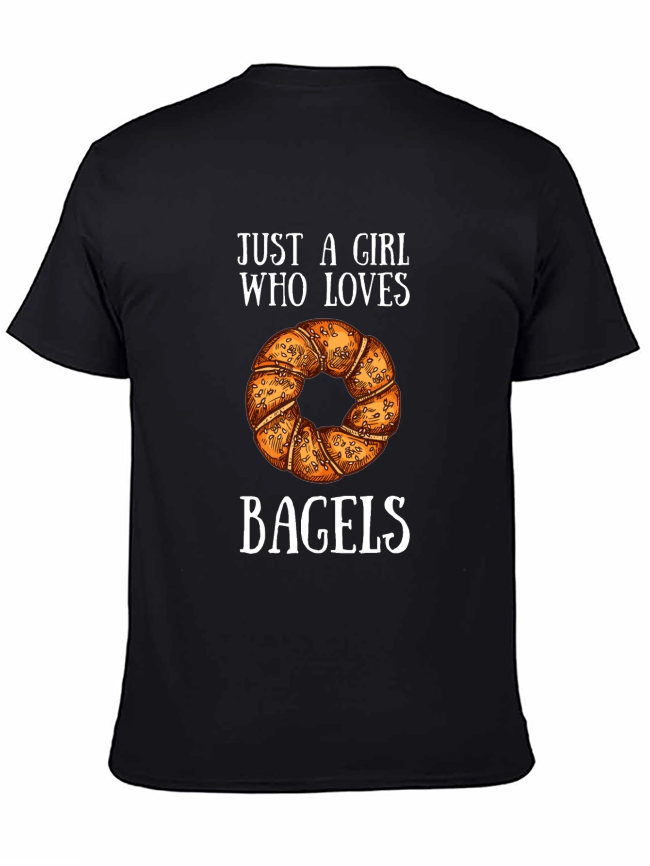 Bagel Lover Graphic T-Shirt - Casual Tee