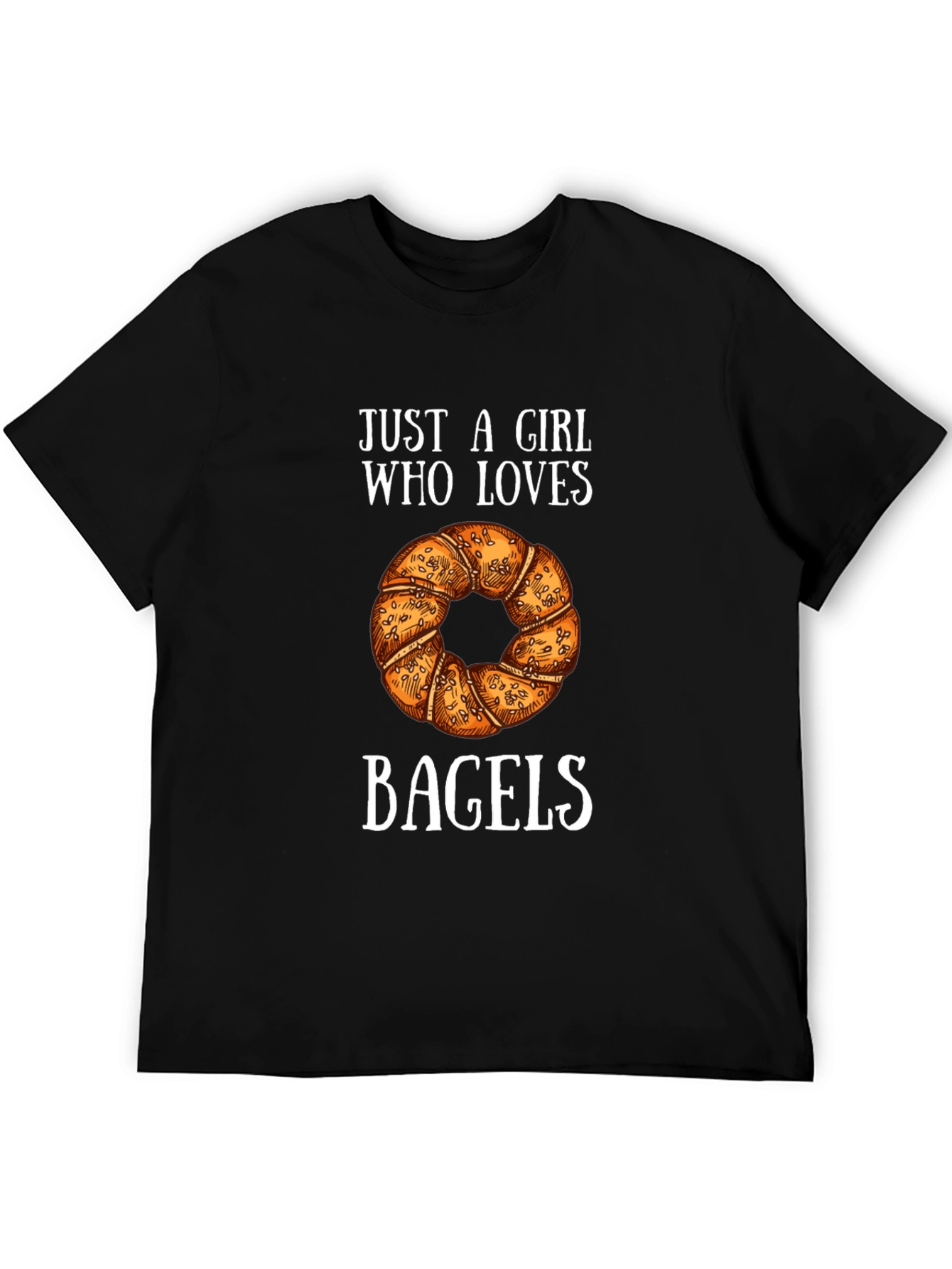Bagel Lover Graphic T-Shirt - Casual Tee