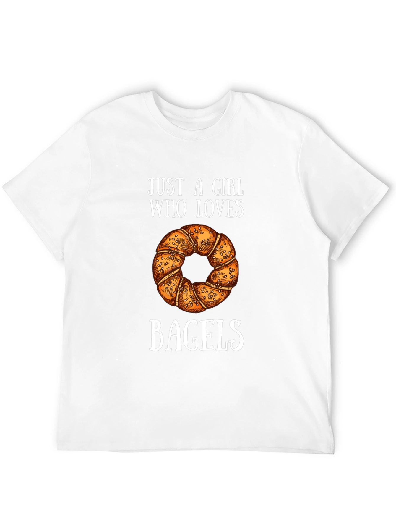Bagel Lover Graphic T-Shirt - Casual Tee
