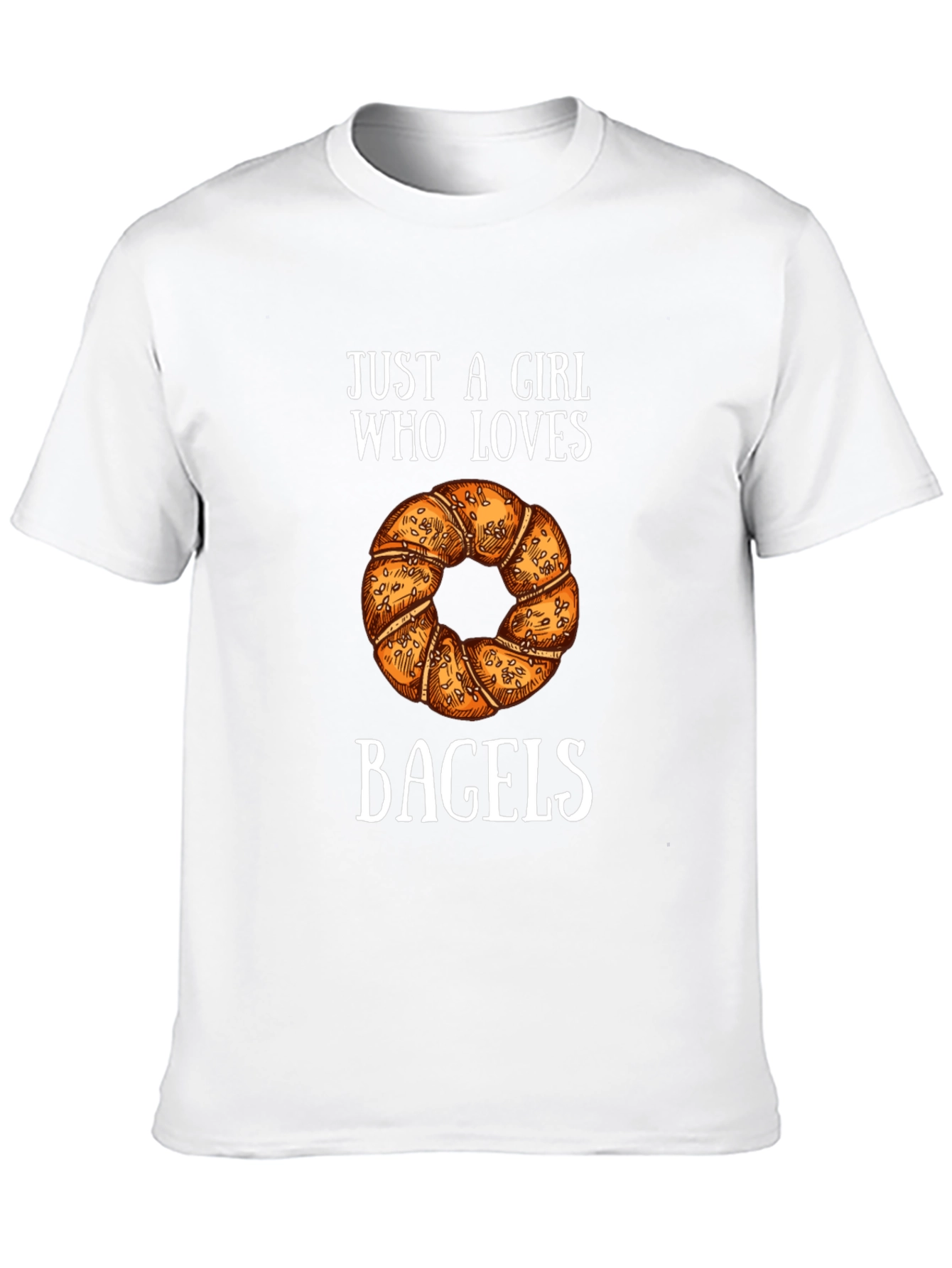 Bagel Lover Graphic T-Shirt - Casual Tee