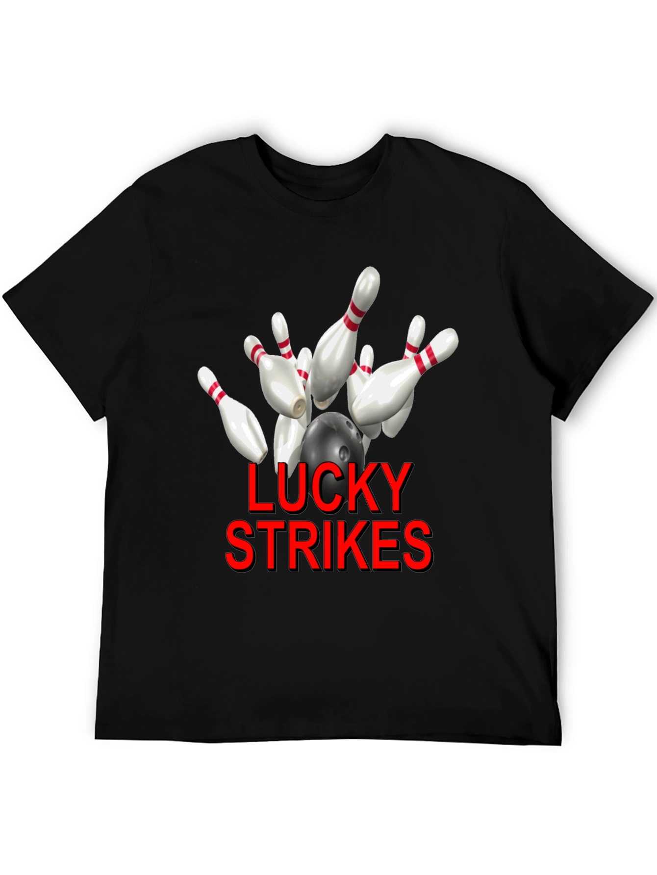 Lucky Strikes Bowling T-Shirt