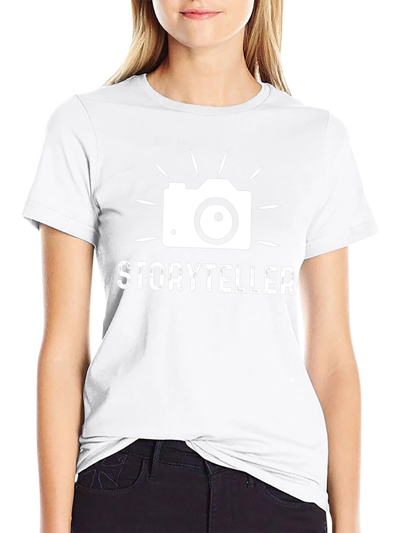 Storyteller Camera T-Shirt - Photographer Gift