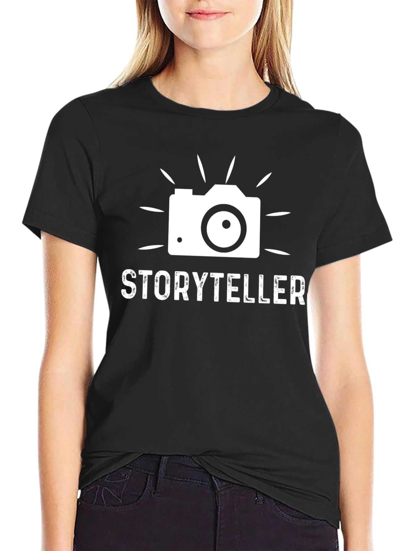 Storyteller Camera T-Shirt - Photographer Gift