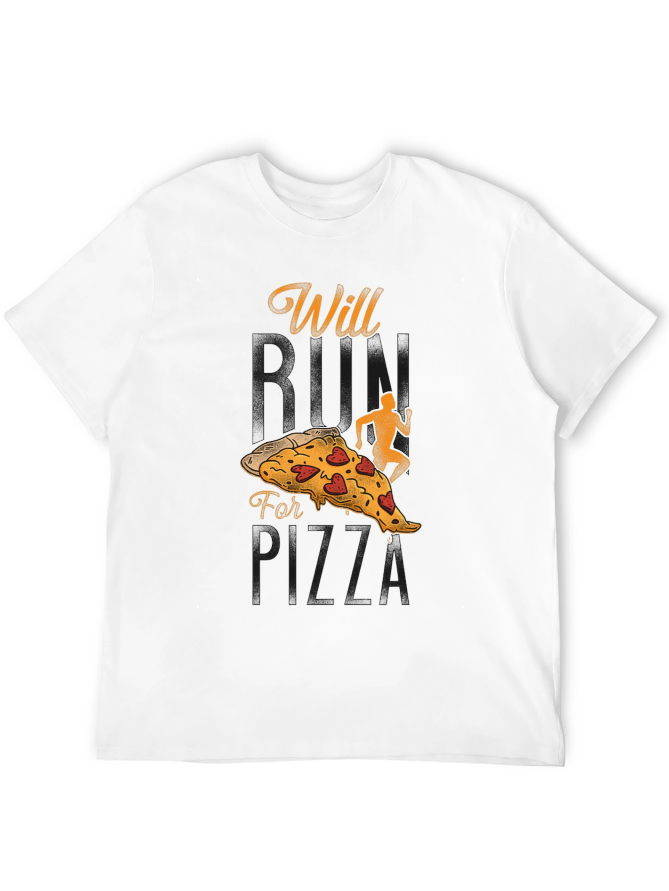 Will Run for Pizza Graphic Tee