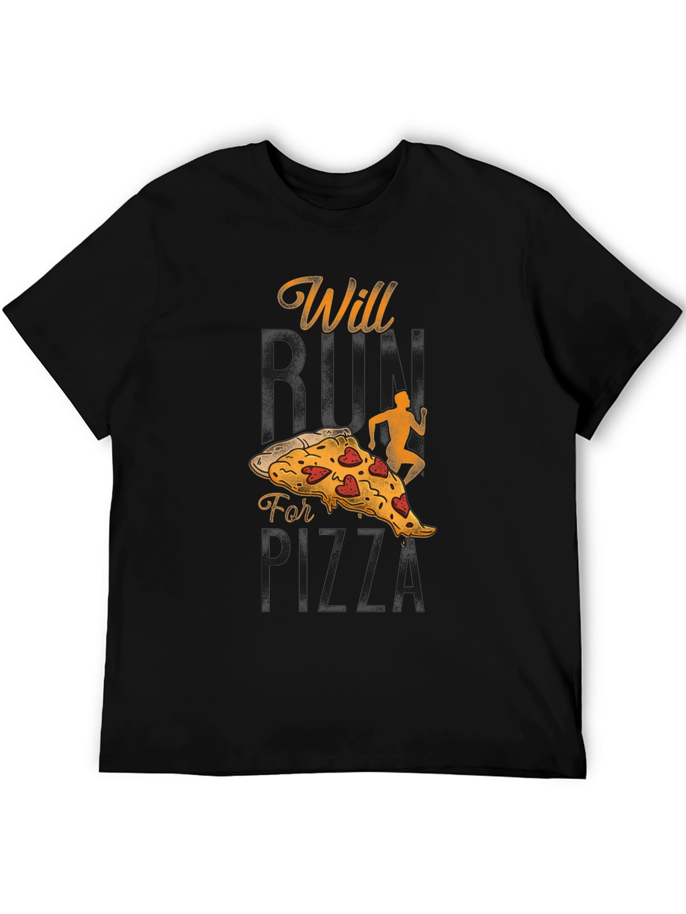 Will Run for Pizza Graphic Tee