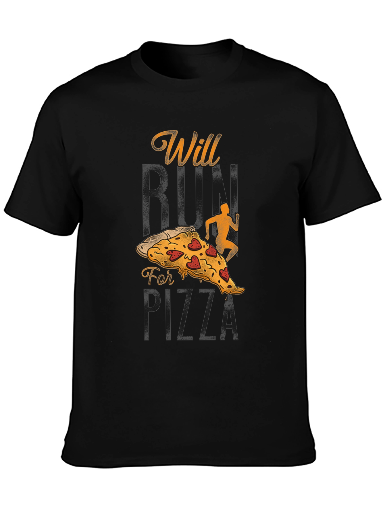 Will Run for Pizza Graphic Tee