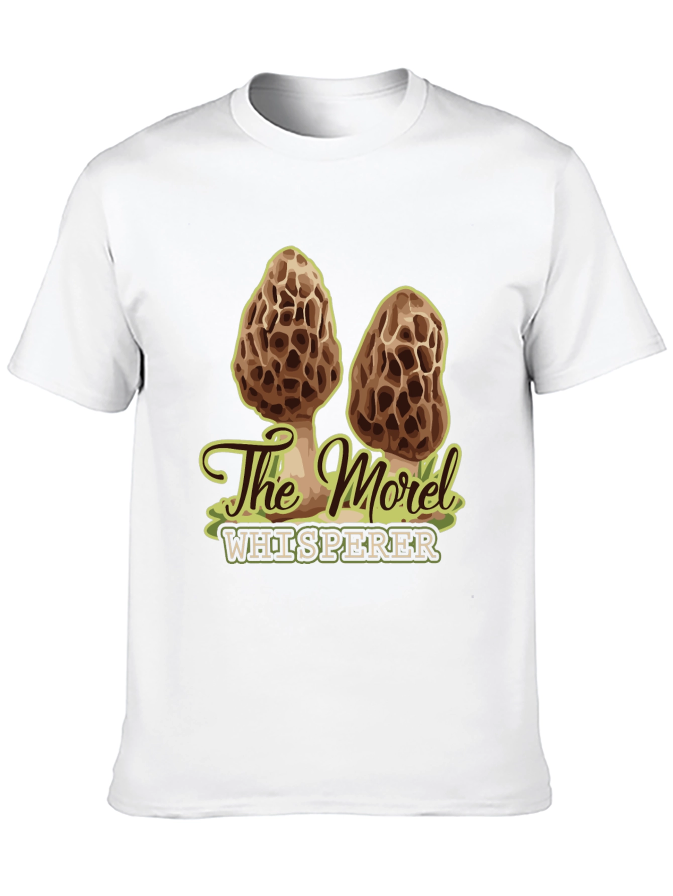 Morel Whisperer T-Shirt - Mushroom Hunting Tee