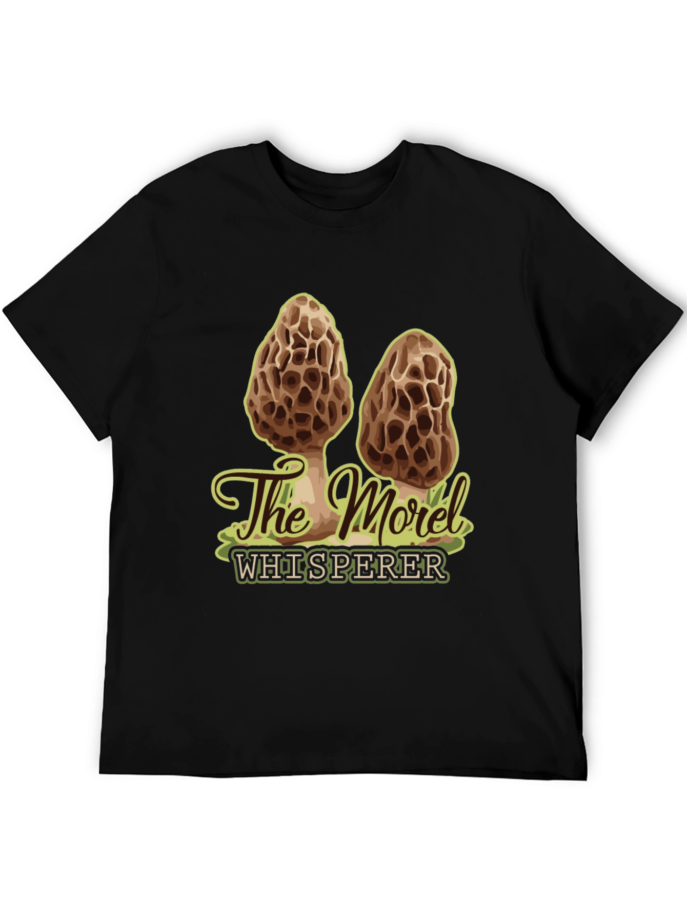 Morel Whisperer T-Shirt - Mushroom Hunting Tee